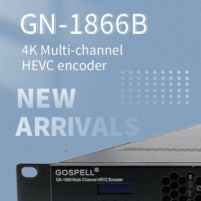 Trung Quốc Gospell 4K HD đa kênh Bộ mã hóa truyền hình kỹ thuật số HEVC Thiết bị Headend H.265 IPTV Streaming Encoder nhà cung cấp