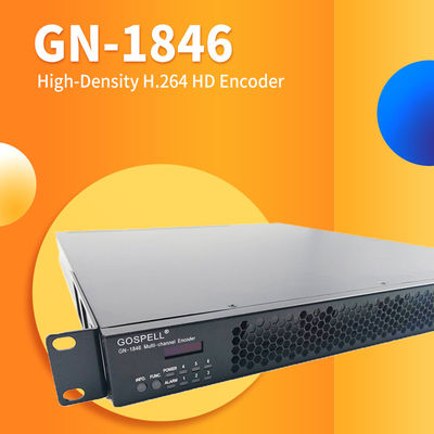 Trung Quốc Gospell GN-1846 Bộ mã hóa HD 12-Ch H.264 Tùy chọn đầu vào HDMI Bộ mã hóa TV kỹ thuật số có phát sóng nhà cung cấp